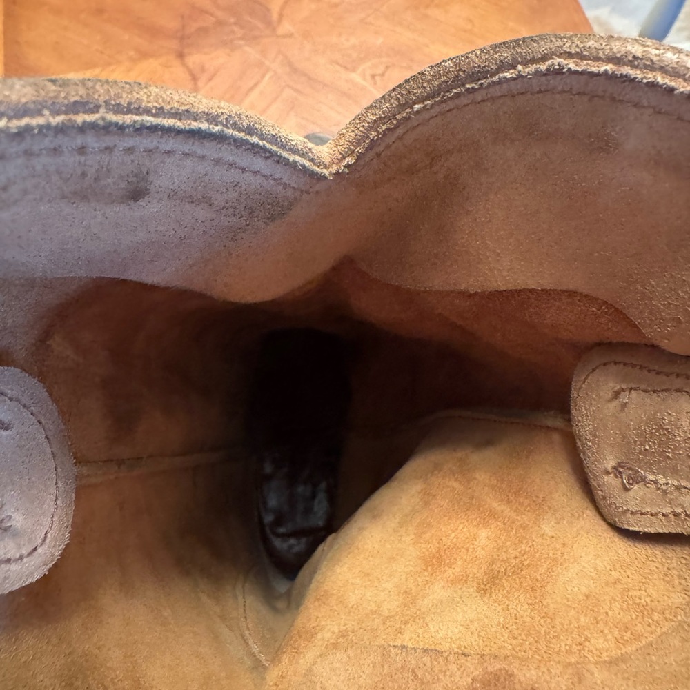 Frye Tan Leather Cowboy Boots - Picture 5 of 6